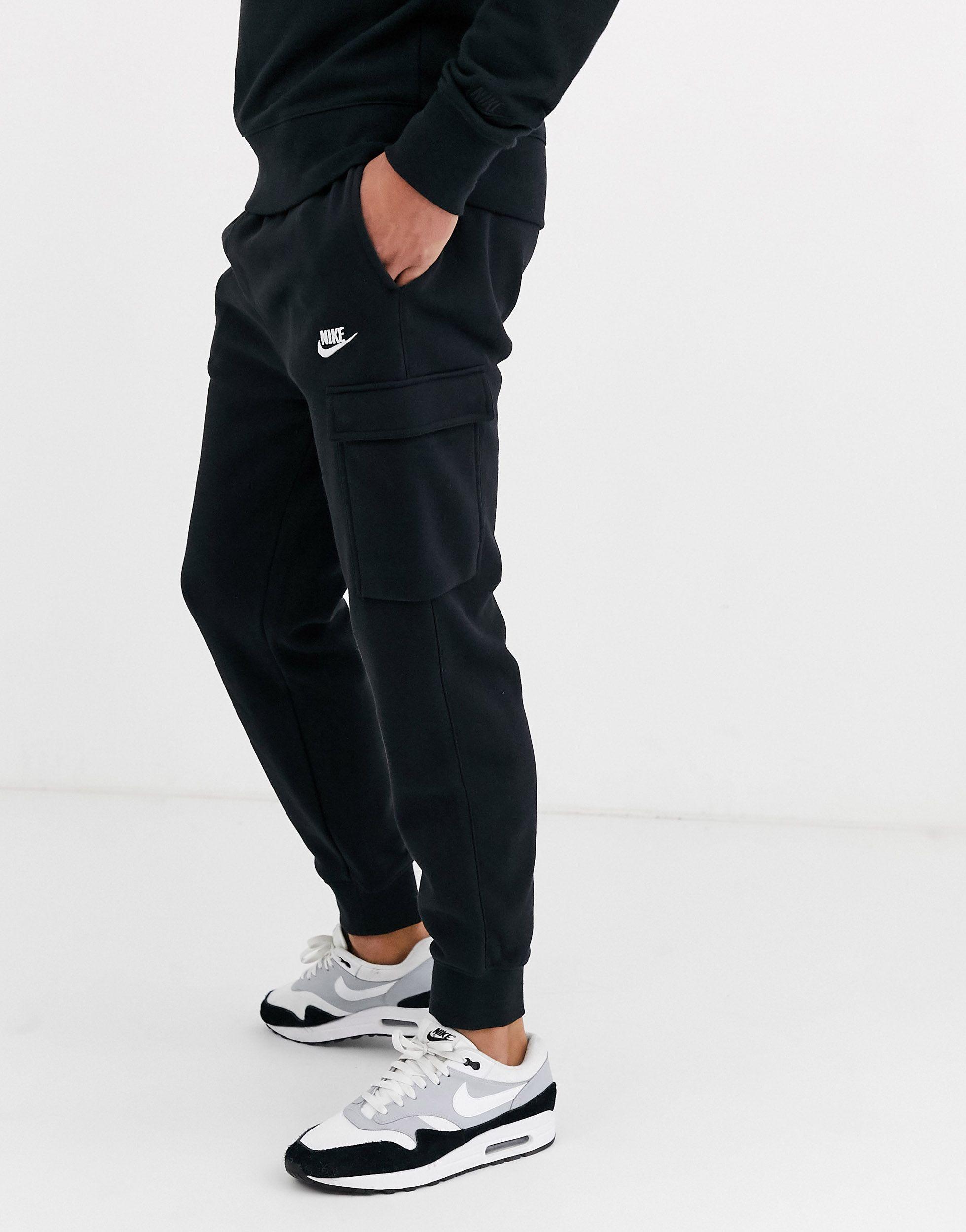Nike Foundation Fleece Joggers in Black for Men - Save 45% | Lyst
