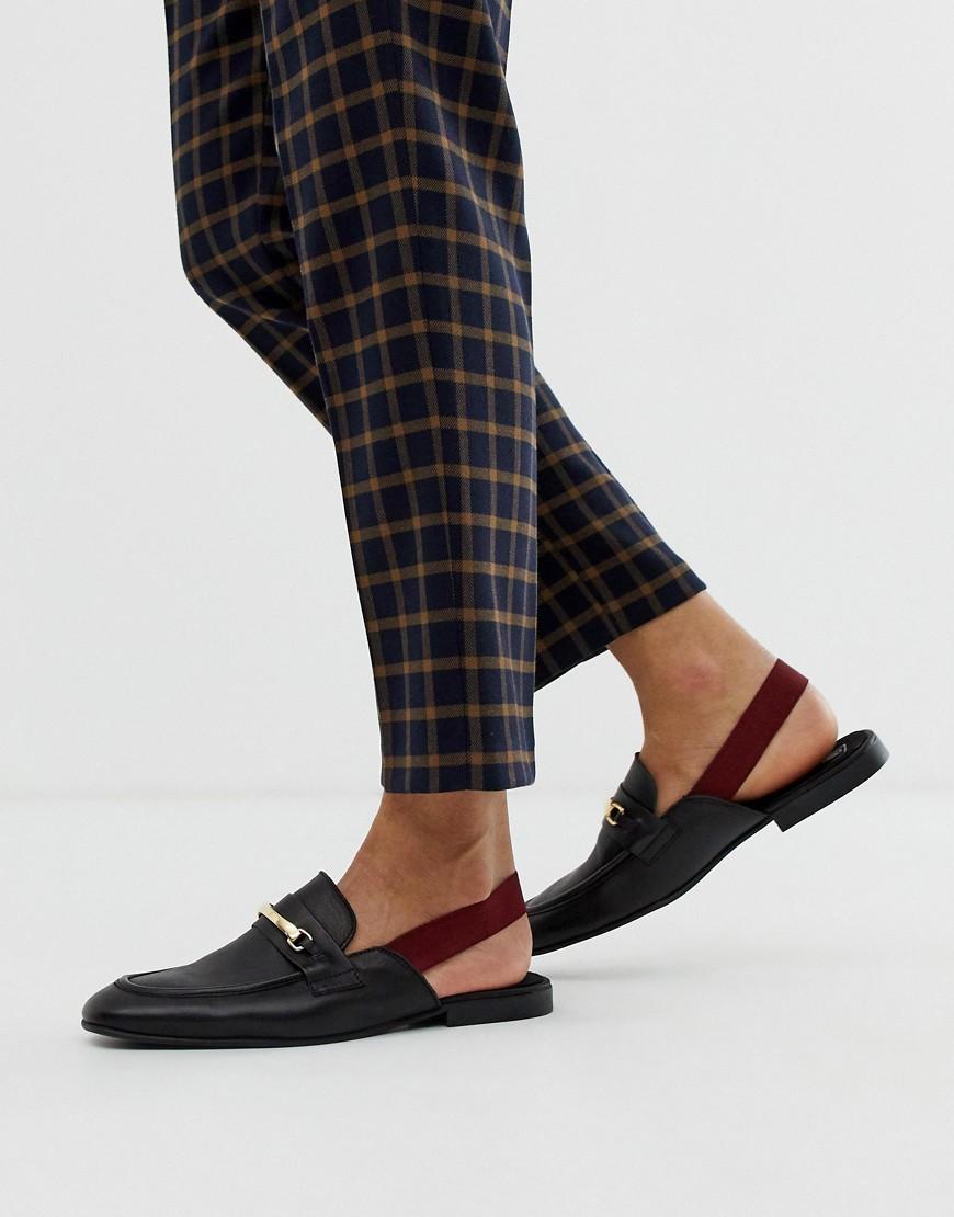 mens backless mule loafers