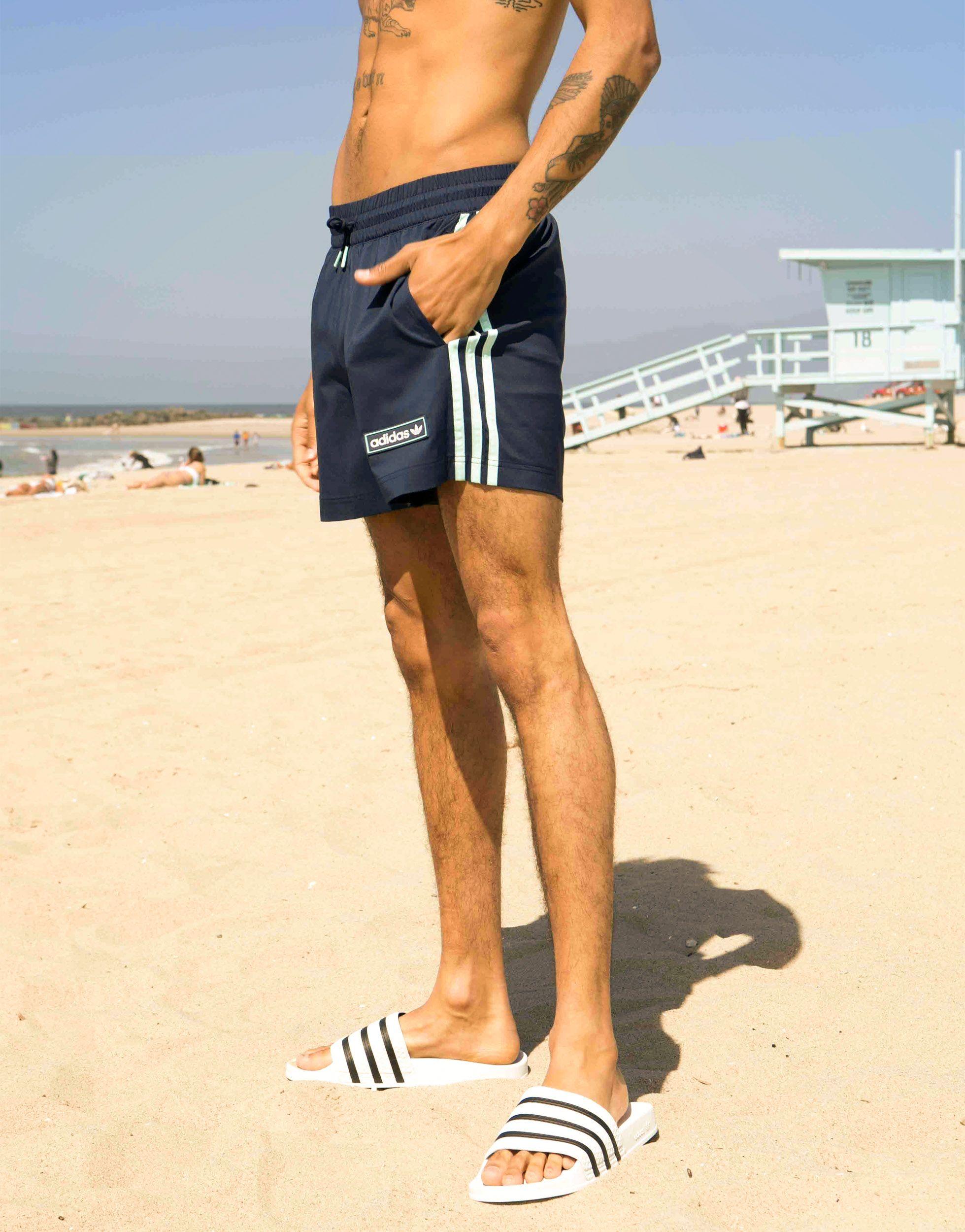 adidas Originals 'summer Club' Swim Shorts in Navy (Blue) for Men ...