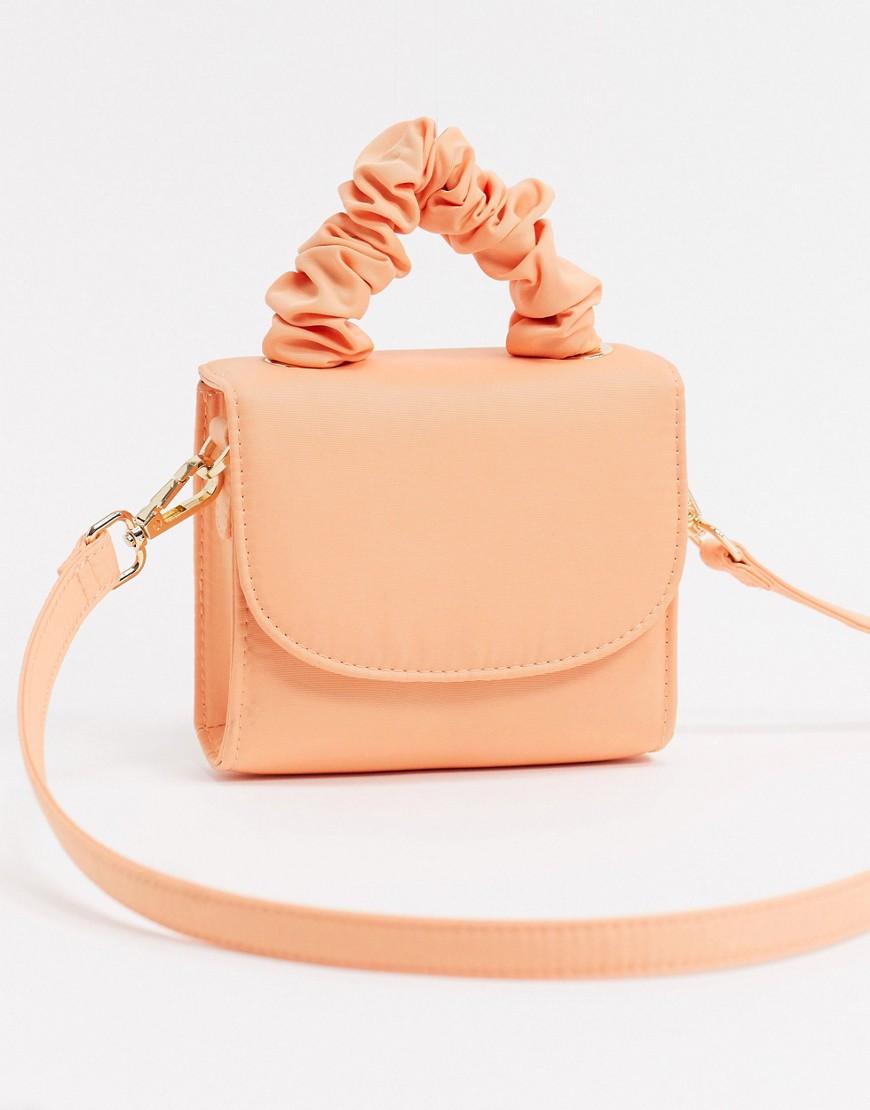 TOPSHOP Synthetic Scrunchie Handle Mini Bag in Orange | Lyst Australia