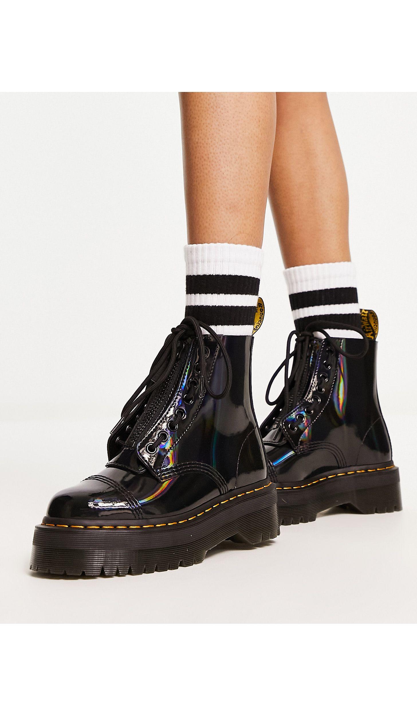 Dr. Martens Sinclair Flatform Boots in Black | Lyst