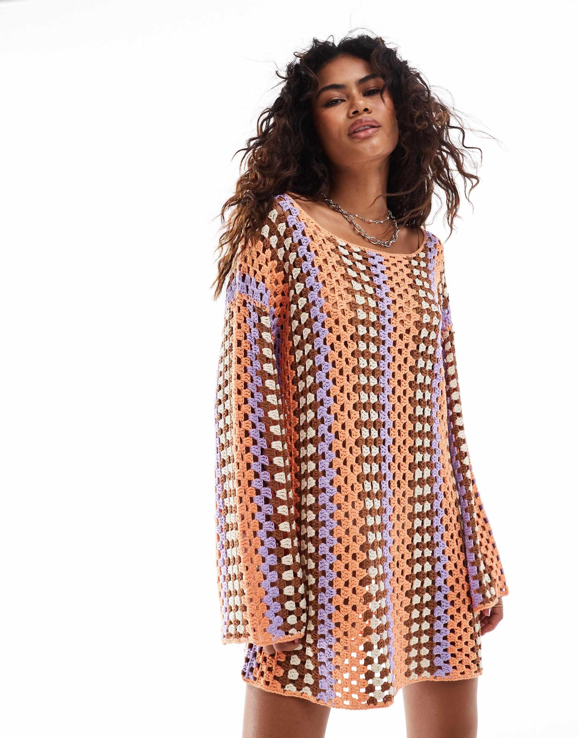 Vrg Grl Crochet Mini Dress Pattern 11 Crochet Flared Mini Dress Free Patterns Crocht