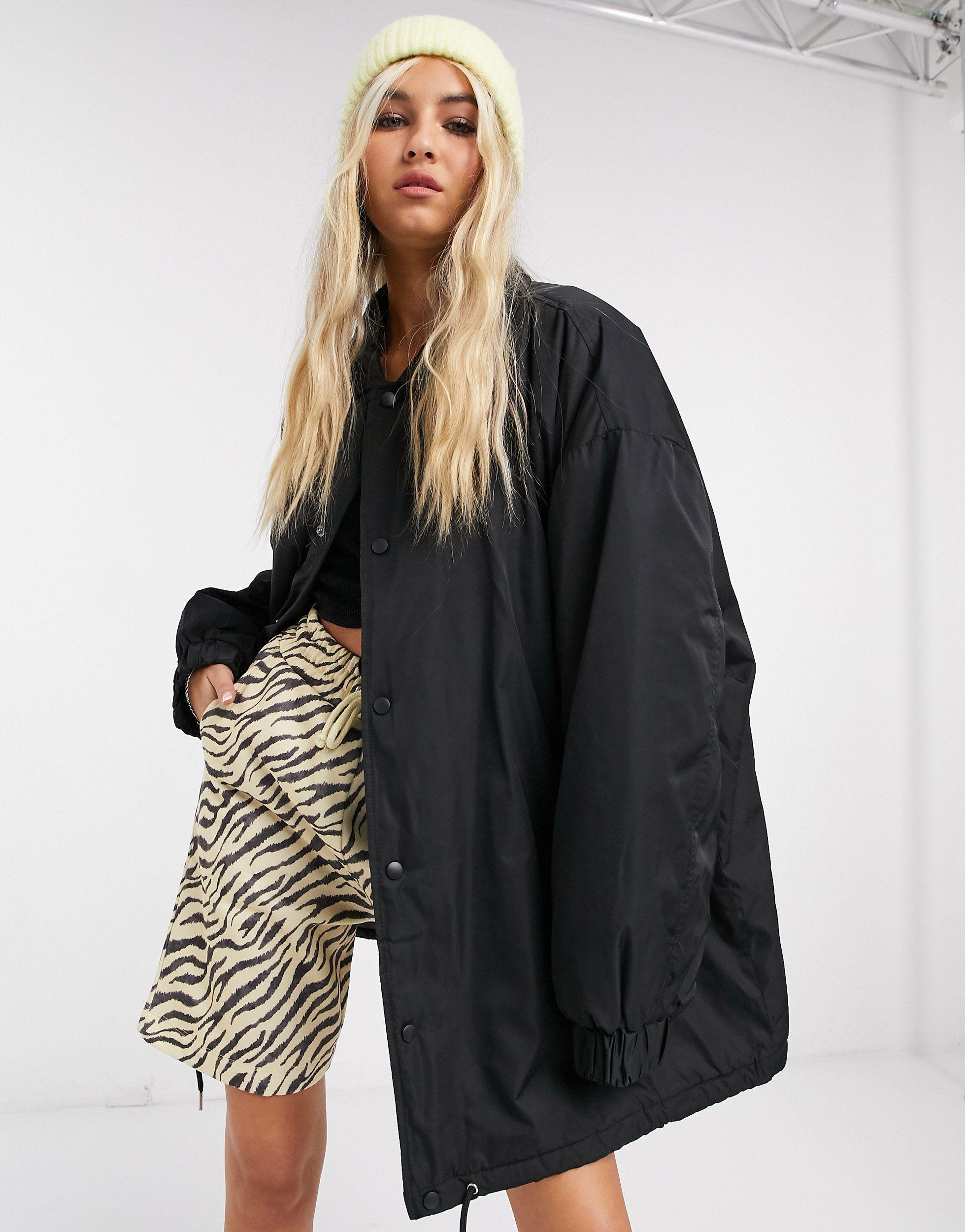 oversized coach jacket