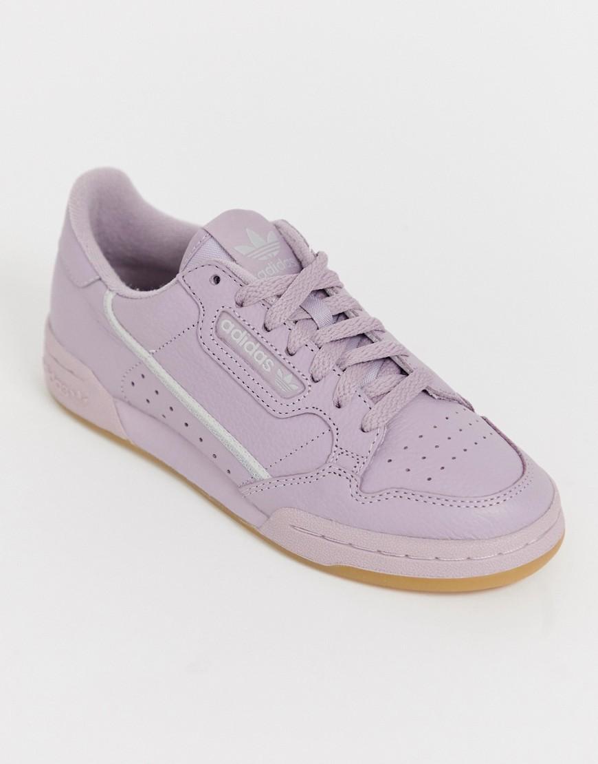 adidas originals – continental 80 – sneaker in gebrochenem weiß und rosa adidas originals – continental 80 – sneaker in gebrochenem weiß und rosa