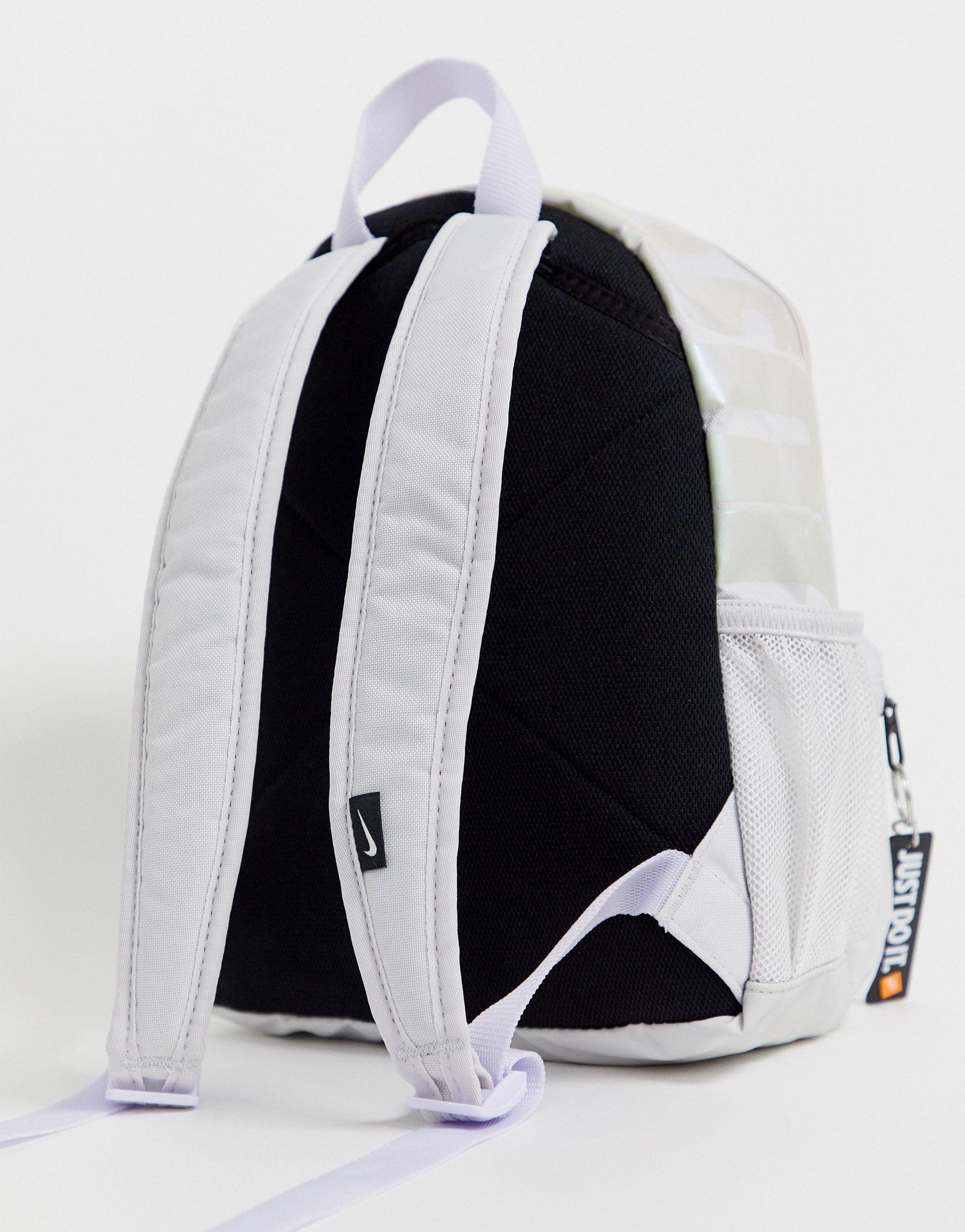 Nike Segeltuch Just Do It - Mini-Rucksack in Grau mit schimmerndem Logo in  Grau | Lyst DE