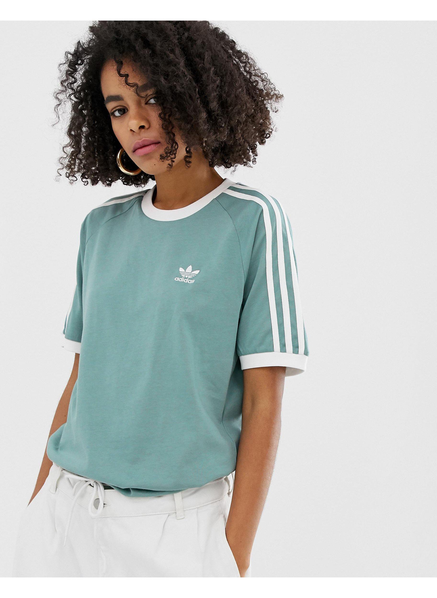 adidas originals green tshirt