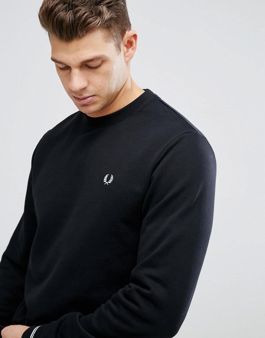 fred perry crew neck sweat