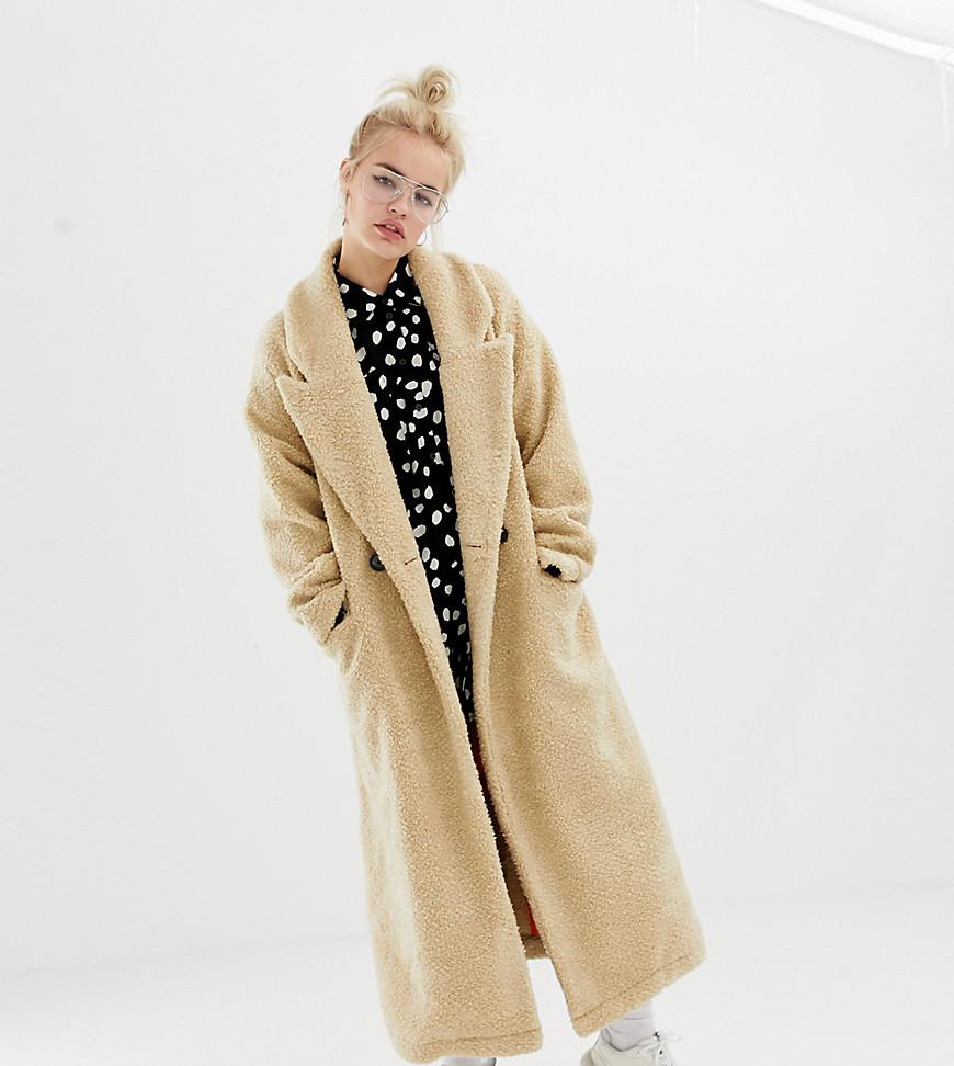 longline teddy jacket