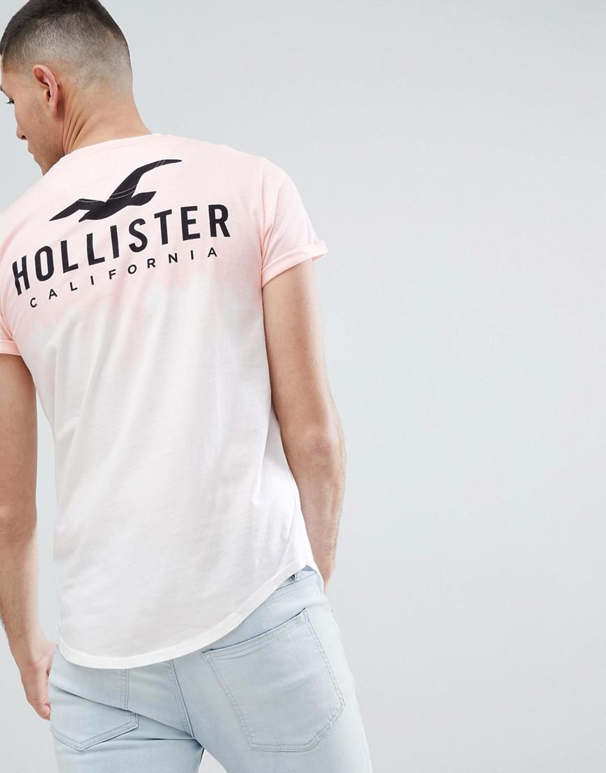 Collection has not. Футболка Hollister омбре. Hollister футболка мужская. Hollister розовая футболка. Hollister футболка с эффектом омбре.
