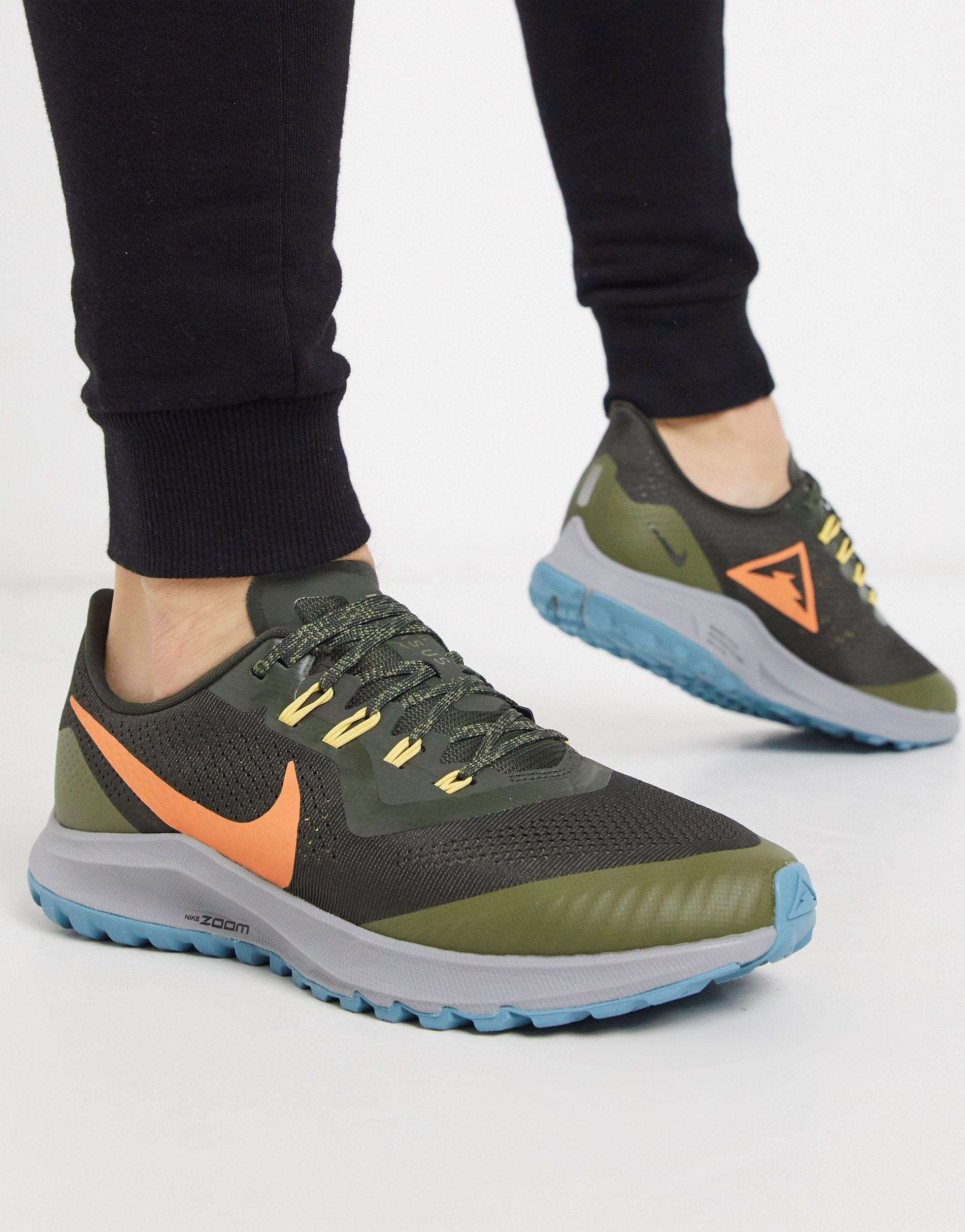 Nike Air Zoom Pegasus 36 Trail - Sneakers in het Groen voor heren - Lyst