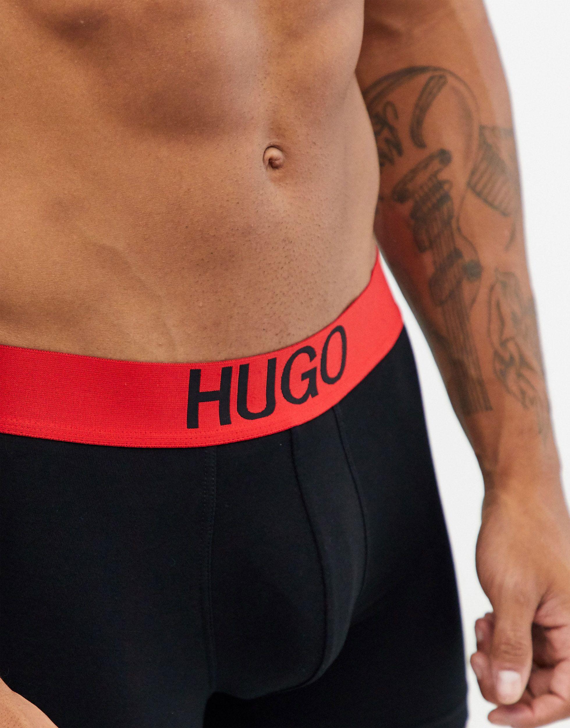 HUGO Bodywear X Liam Payne Logo Boxer Briefs in Black for Men | Lyst