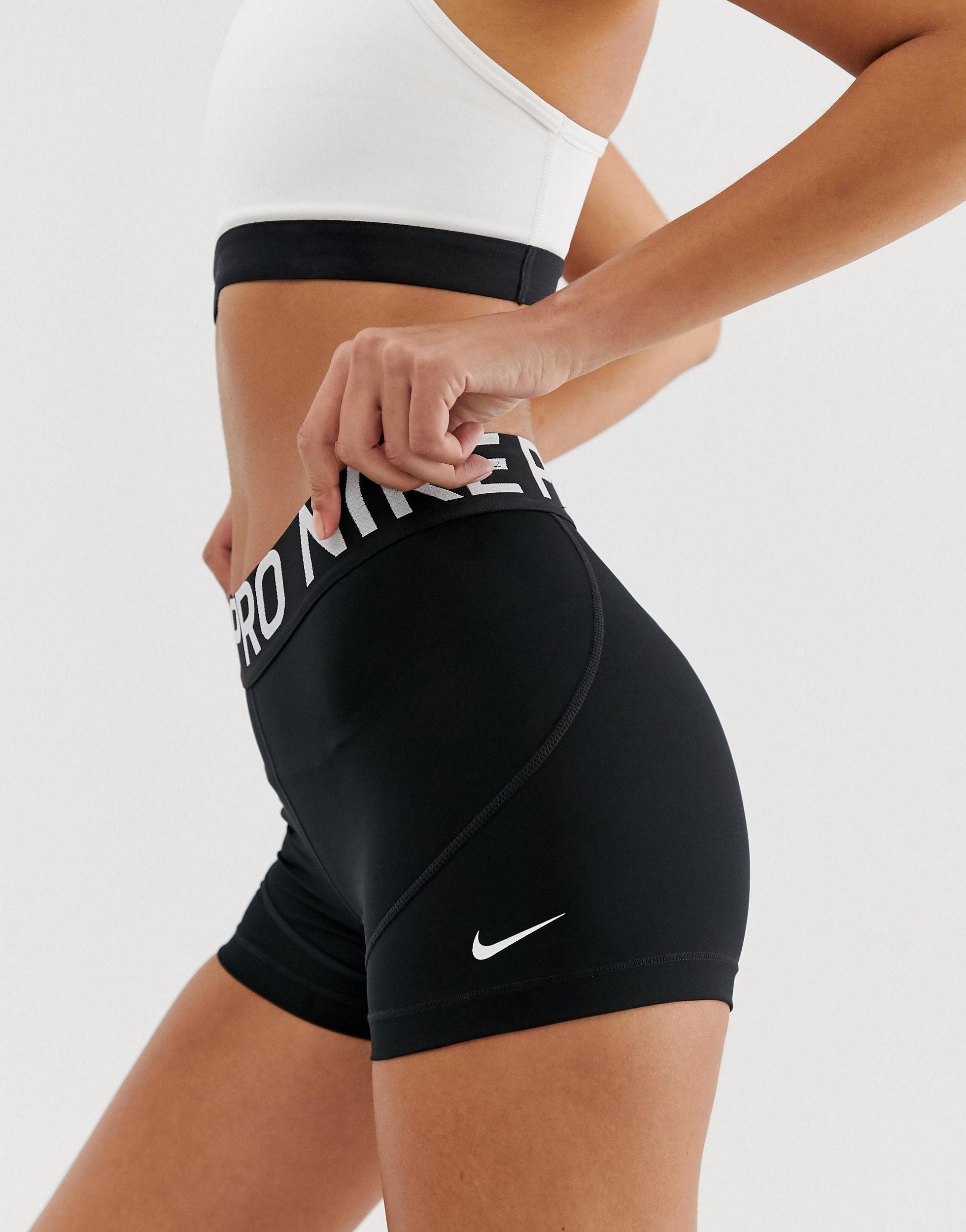 nike pro shorts 3 inch black