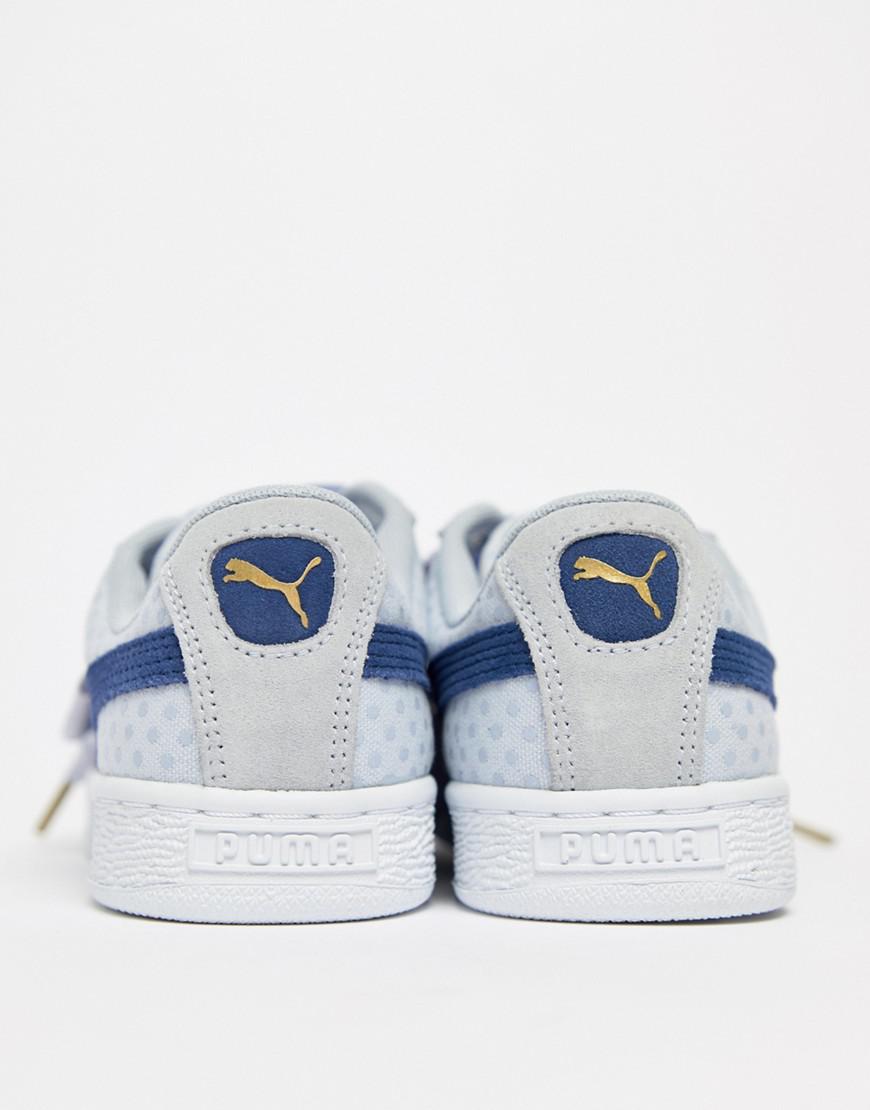 puma basket denim