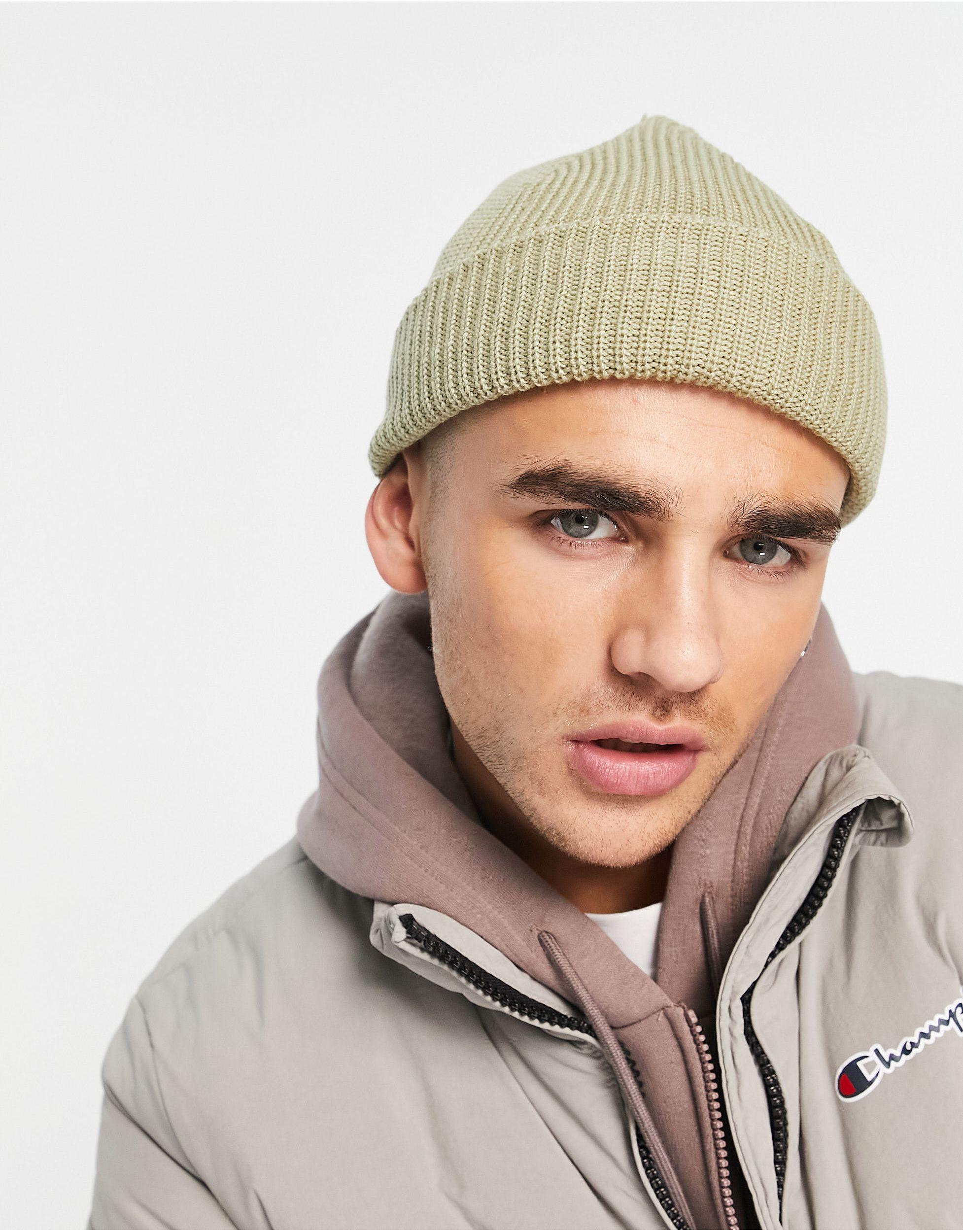 Weekday Stan Fisherman Beanie Natural for Men | Lyst