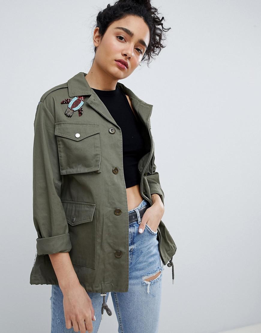 turquoise sequin jacket