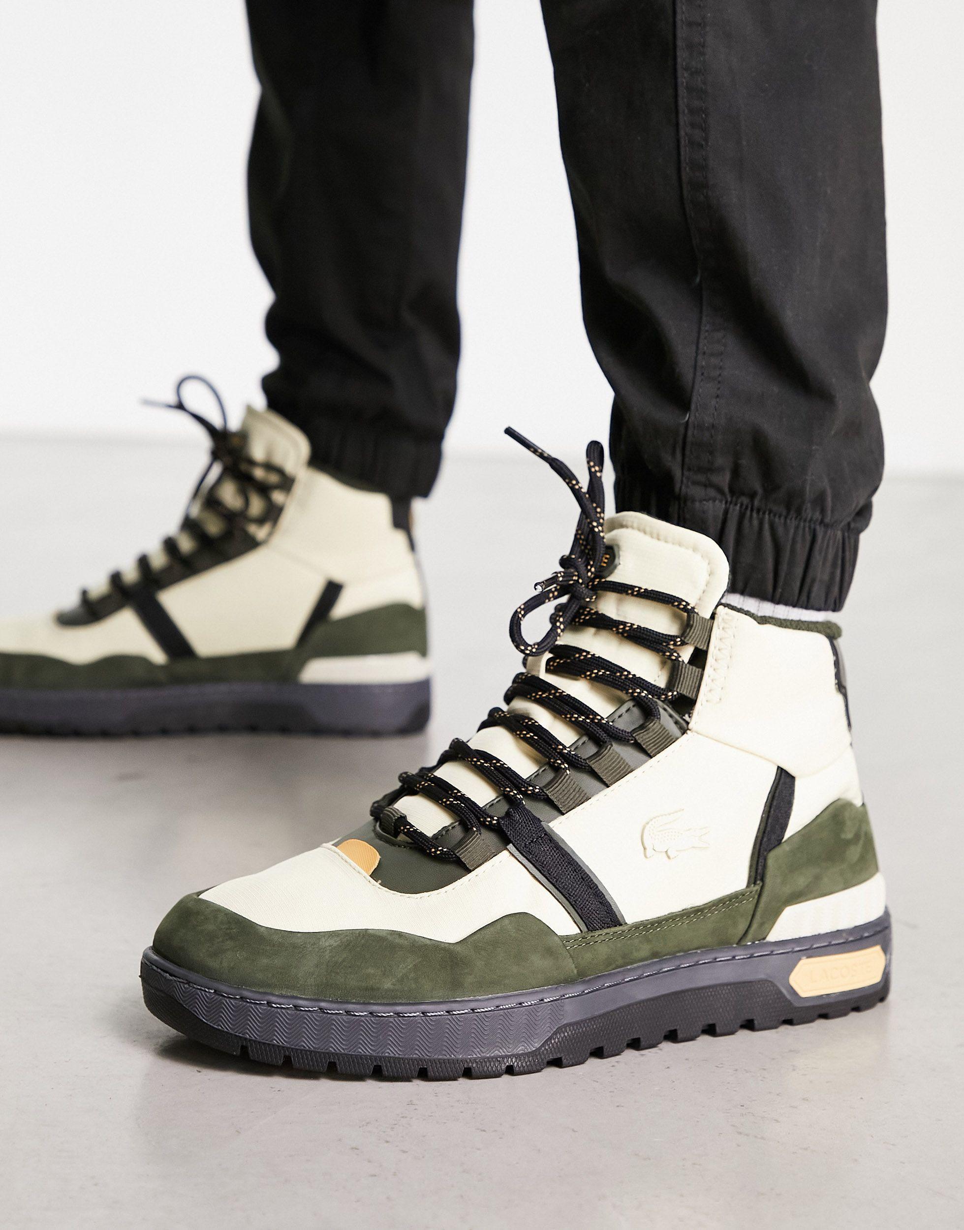 Lacoste T clip Winter Mid Boots in White for Men Lyst UK