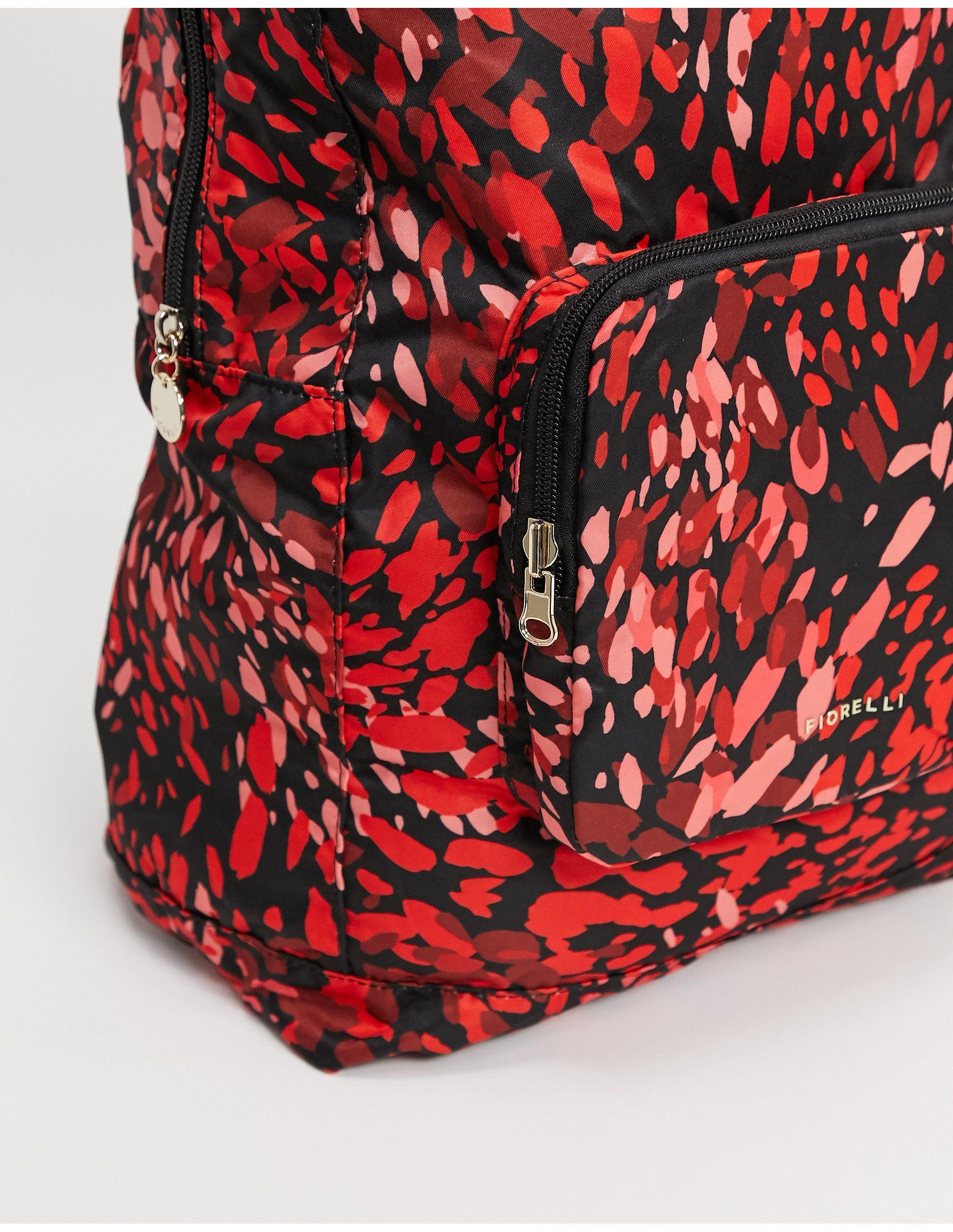 fiorelli red backpack