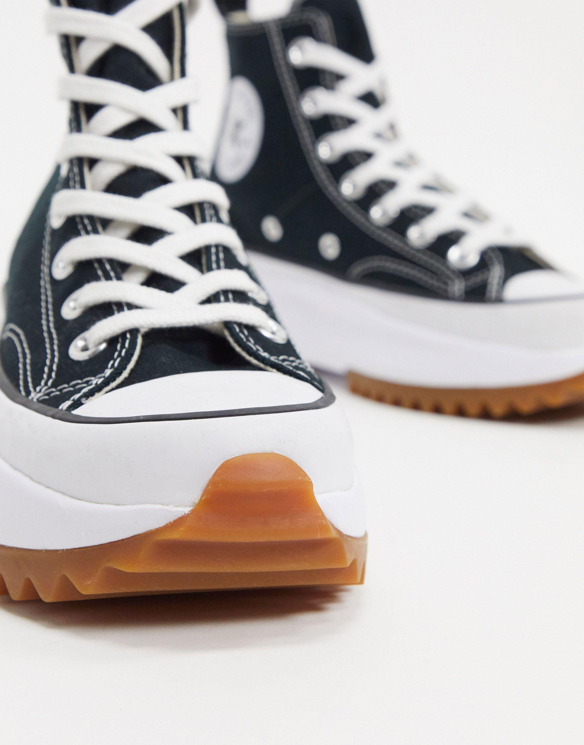 converse run star hike high top noir