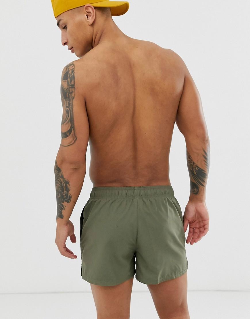 Nike Synthetic Nike Swim Super Short Swim Shorts in Green for Men - Lyst
