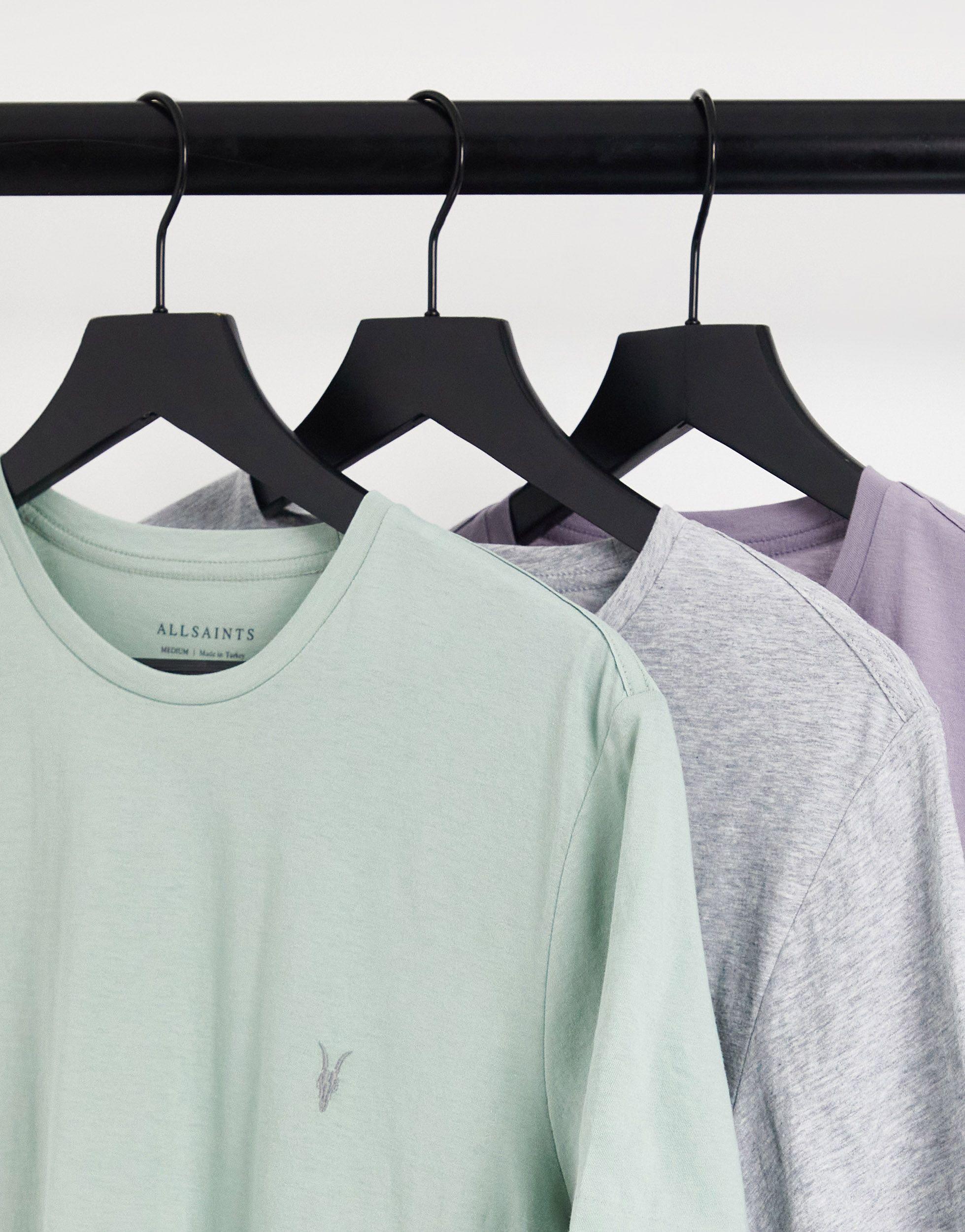 AllSaints Cotton Tonic 3 Pack T-shirt 