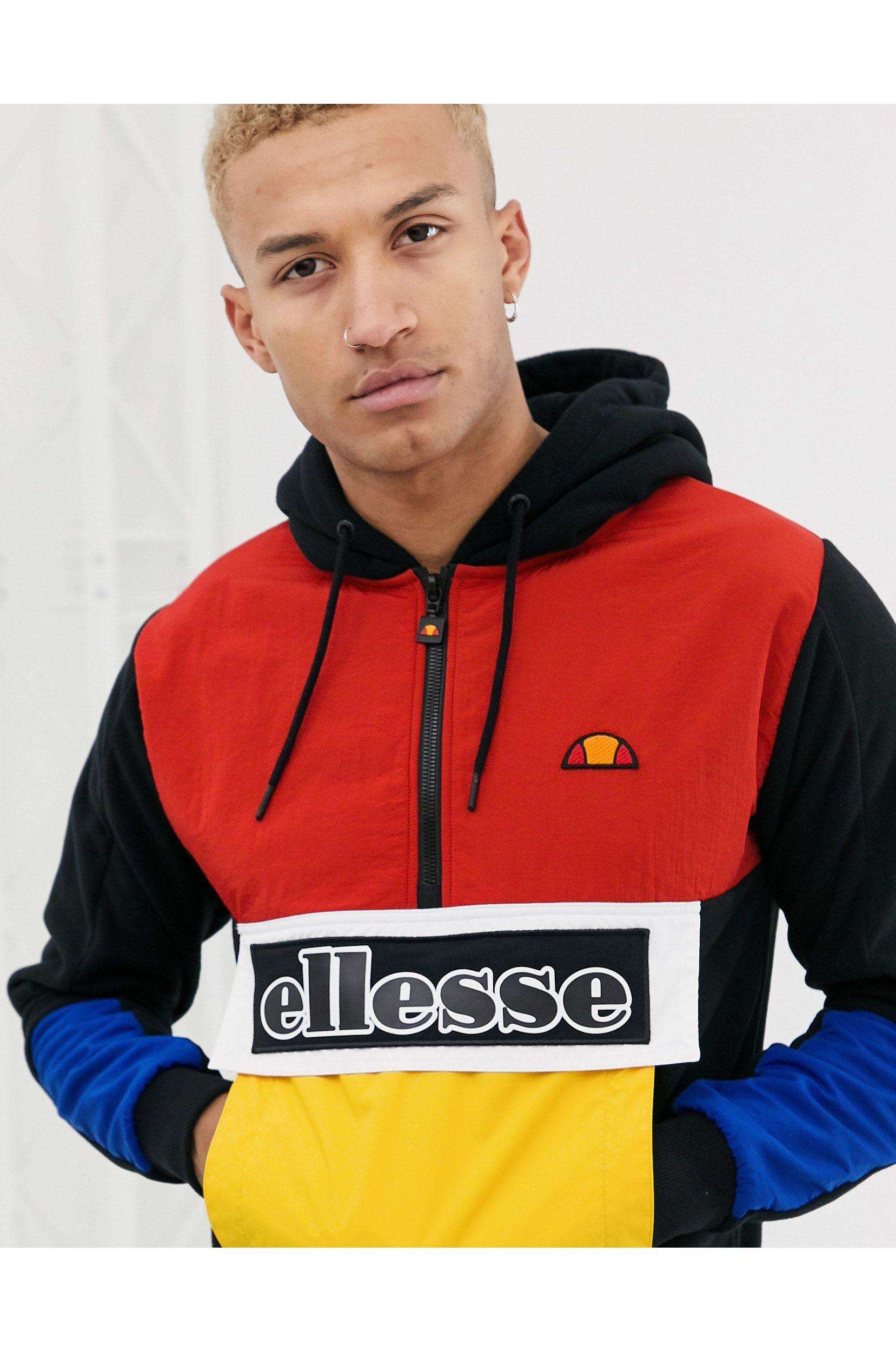 ellesse half zip fleece