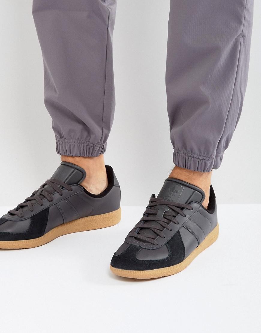 adidas Originals Leather Bw Army Trainers in Black for Men - Lyst