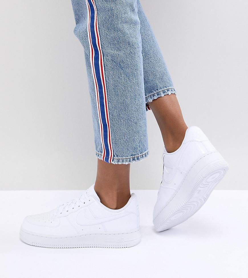 Air Force 1 - Sneakers bianche con inserti effetto pelle di ... Air Force 1 - Sneakers bianche con inserti effetto pelle di ...
