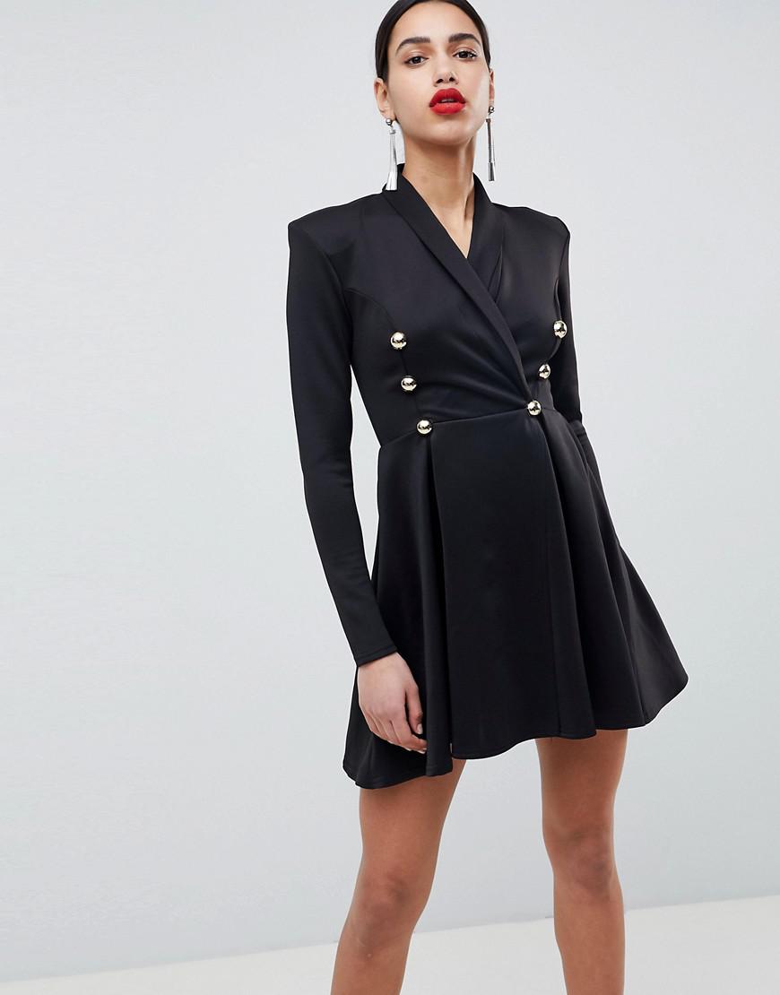 tuxedo skater dress