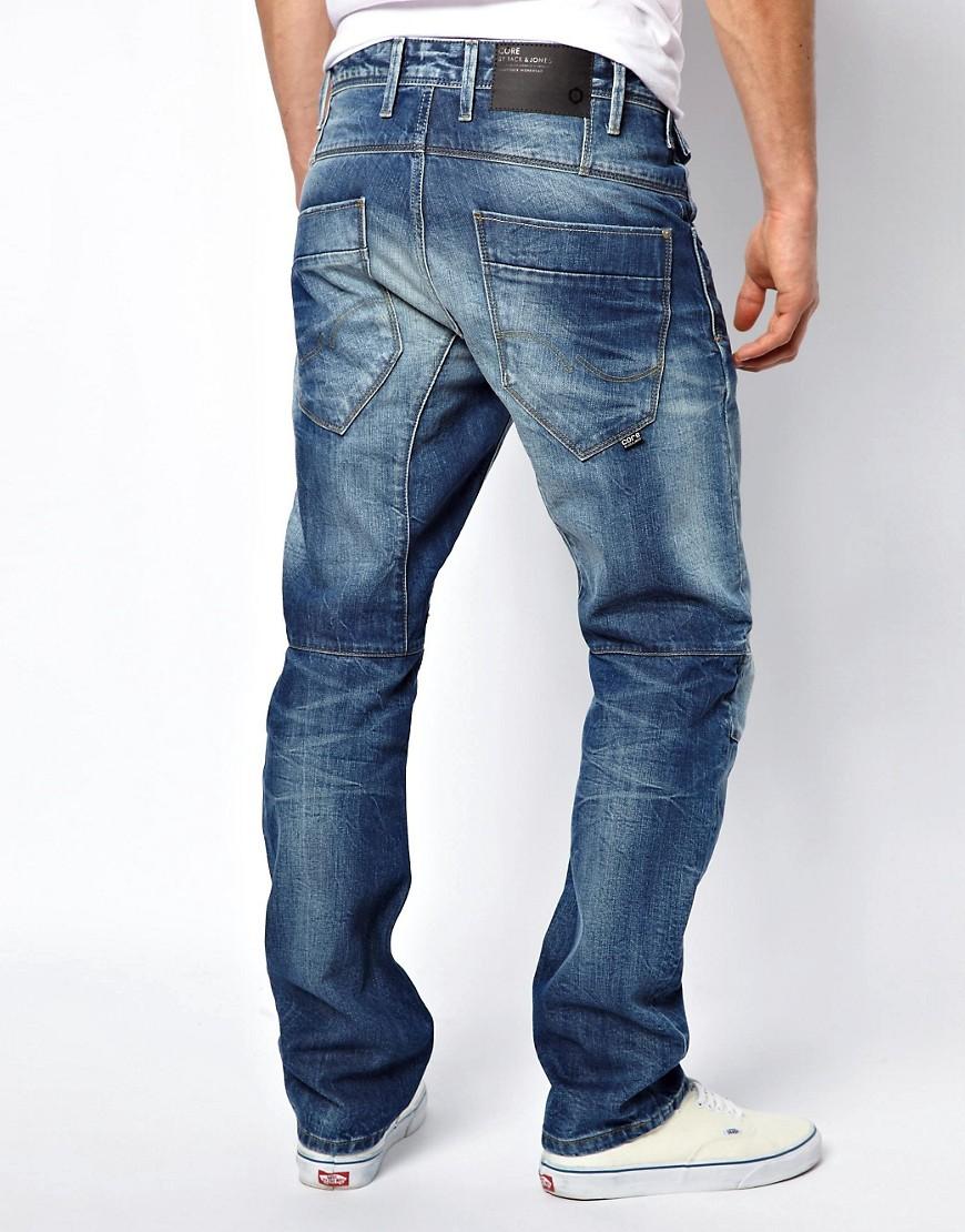 Jack & Jones Denim Twisted Fit Jeans Stan Osaka in Blue for Men | Lyst UK