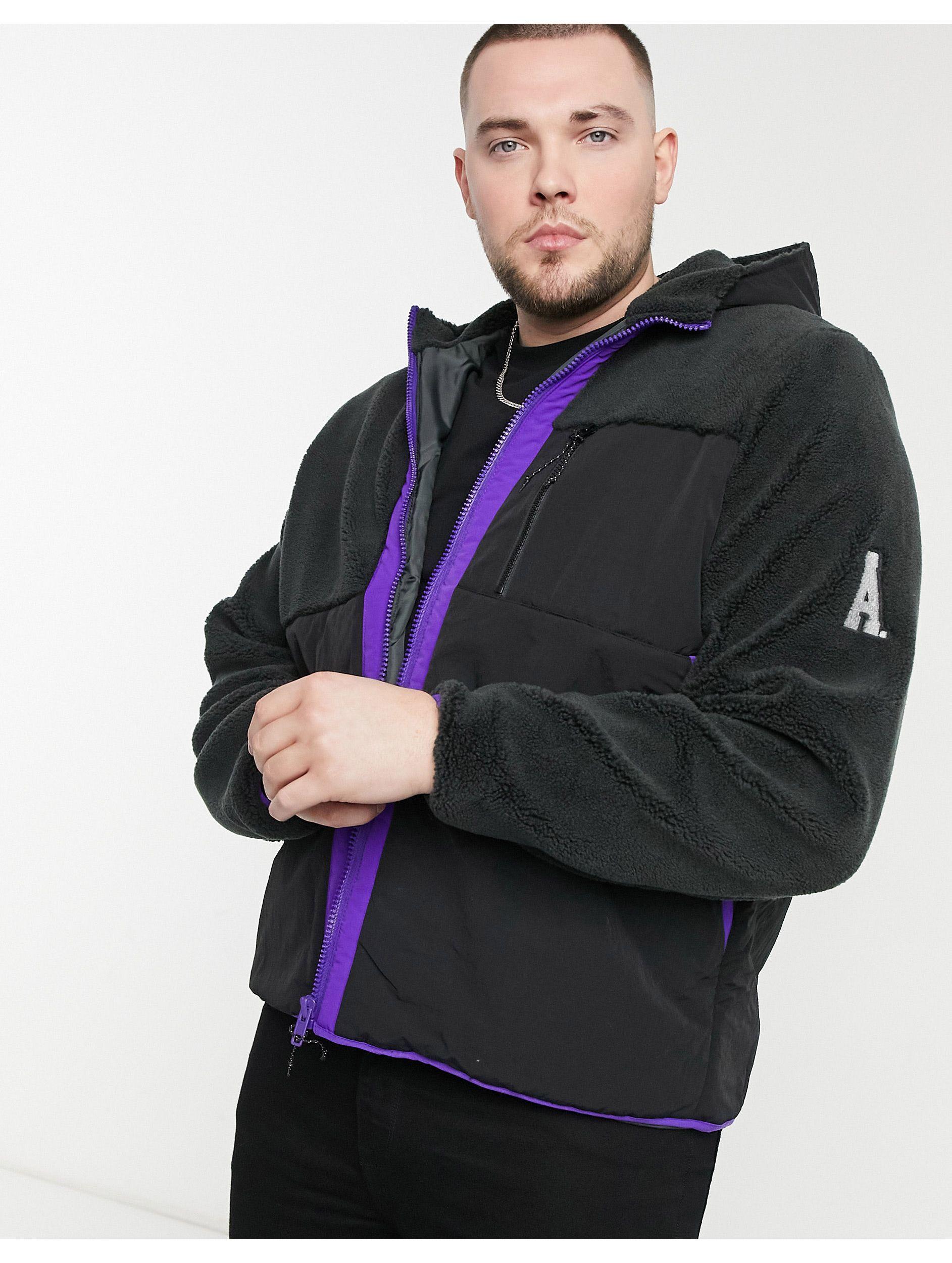 purple borg jacket
