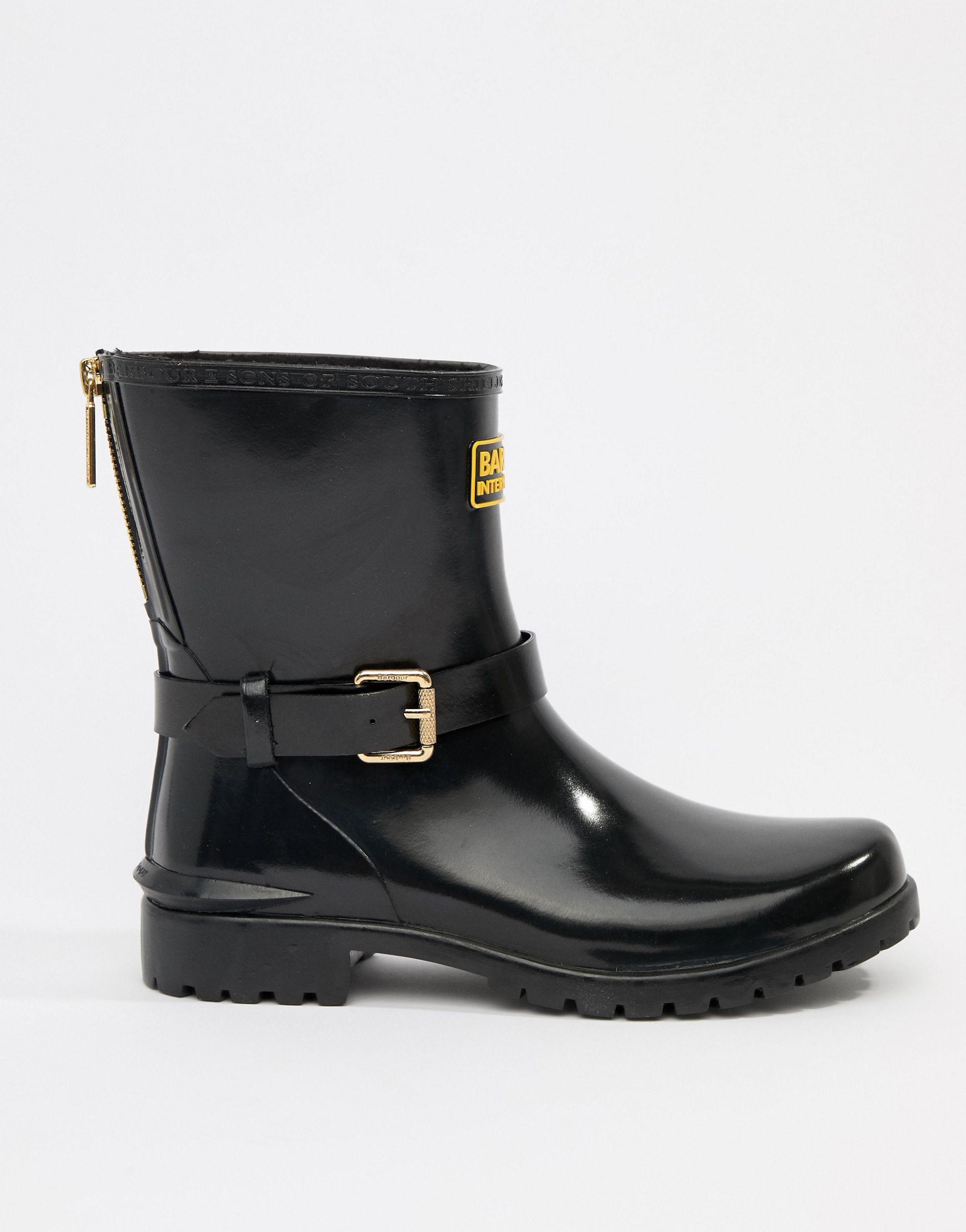 Barbour Mugello Women's Wellington Boots In Black - Save 46% - Lyst