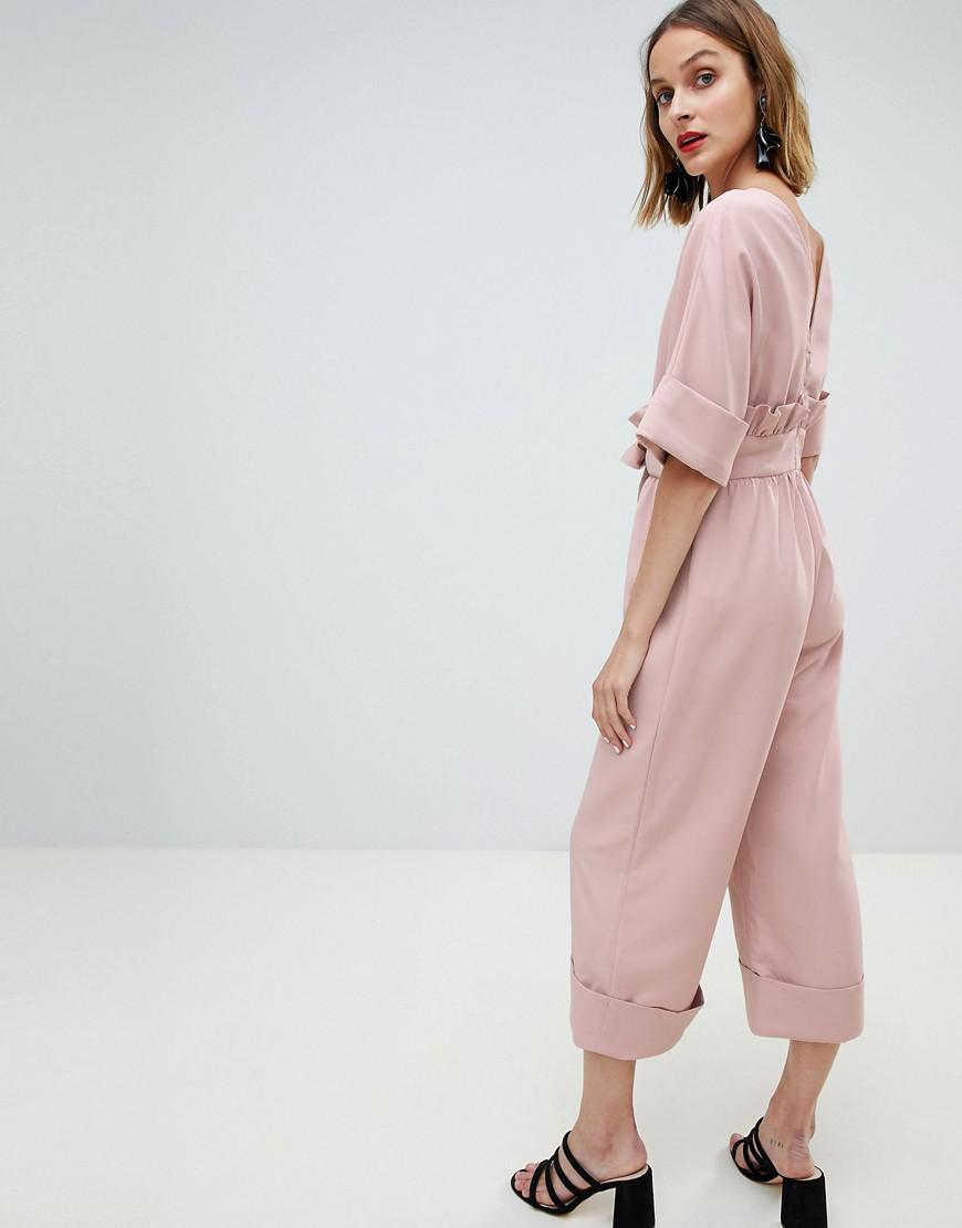 lost ink wide leg jumpsuit
