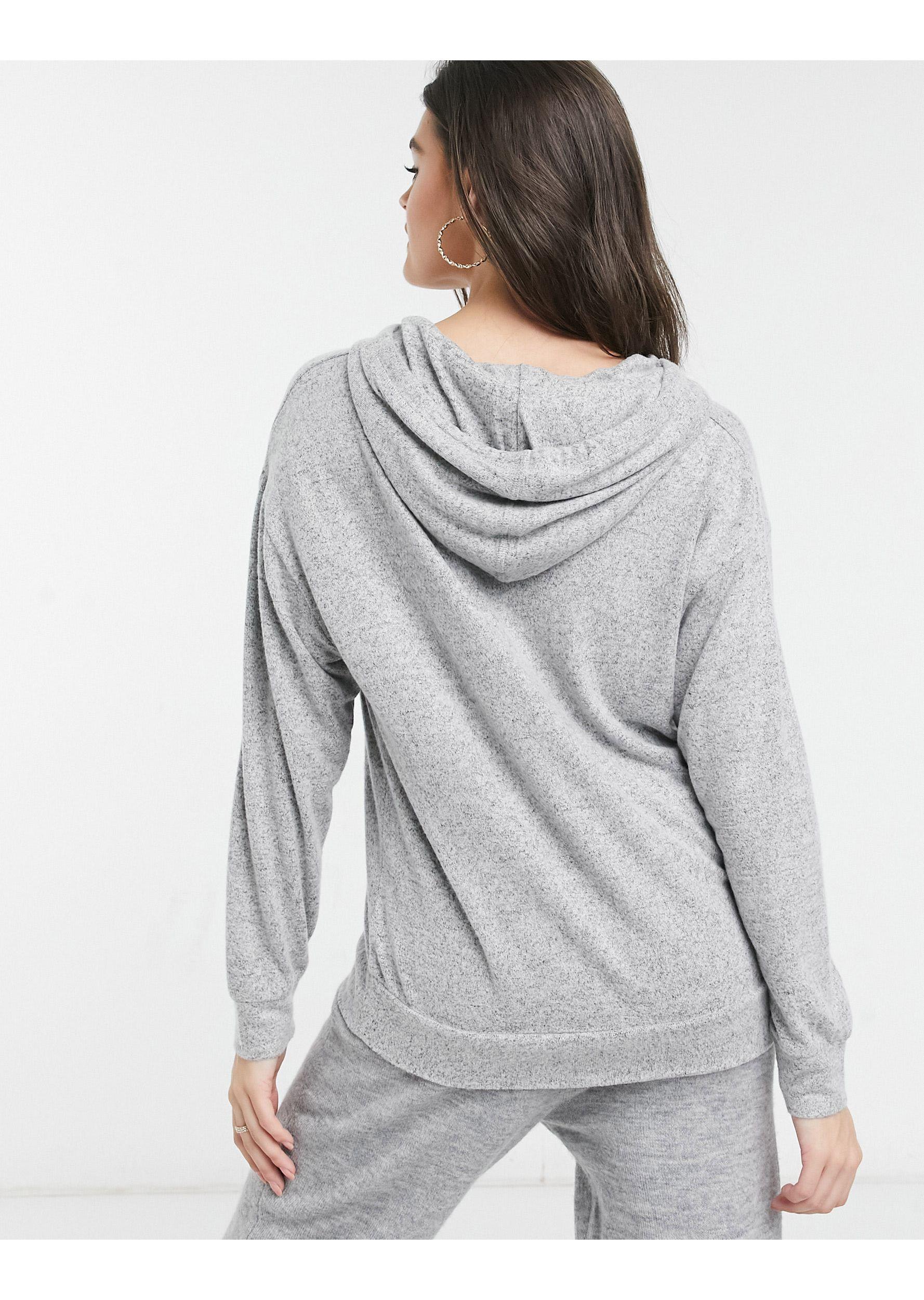 Lindex Synthetic Felicity Super Soft Lounge Hoodie in Grey (Gray) - Lyst