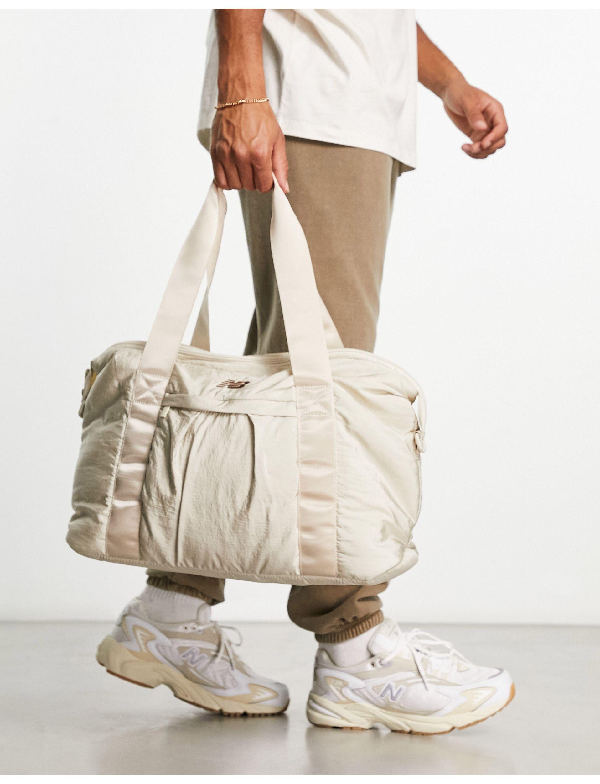 New Balance Duffle Bag in Natural | Lyst Australia