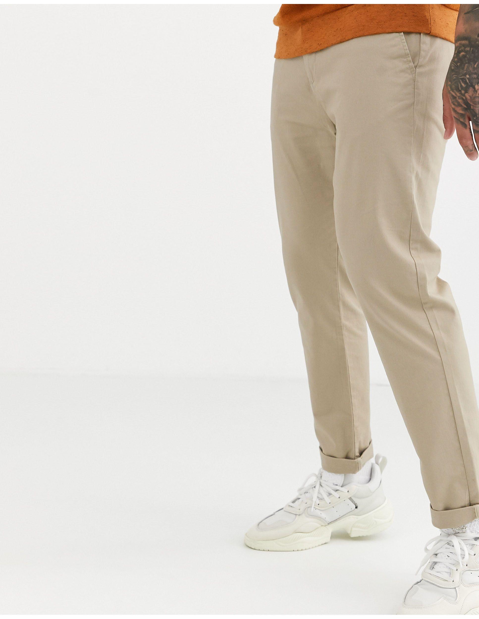 Pull\u0026Bear Cotton Join Life Smart Skinny Chino in Beige (Natural) for Men |  Lyst Australia