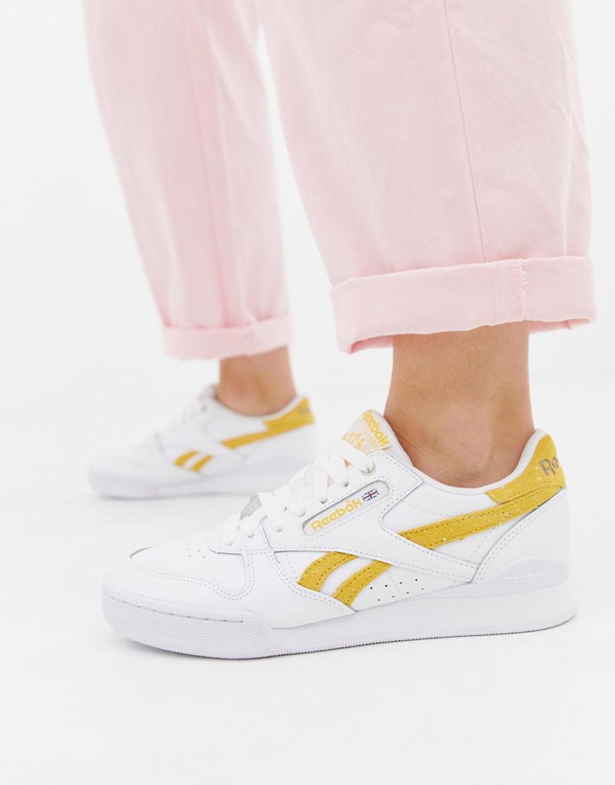 reebok classic phase 1 pro trainers in embossed faux snake