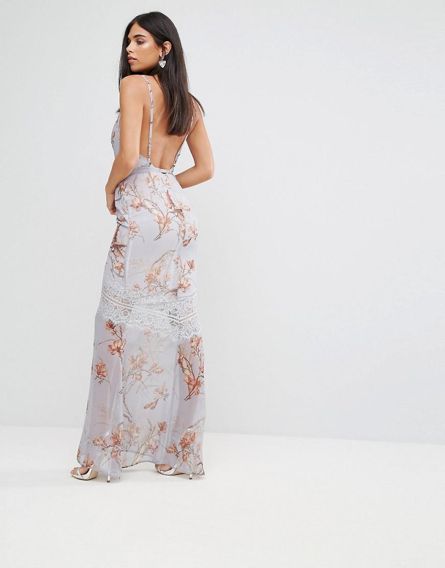 hope and ivy floral maxi dress