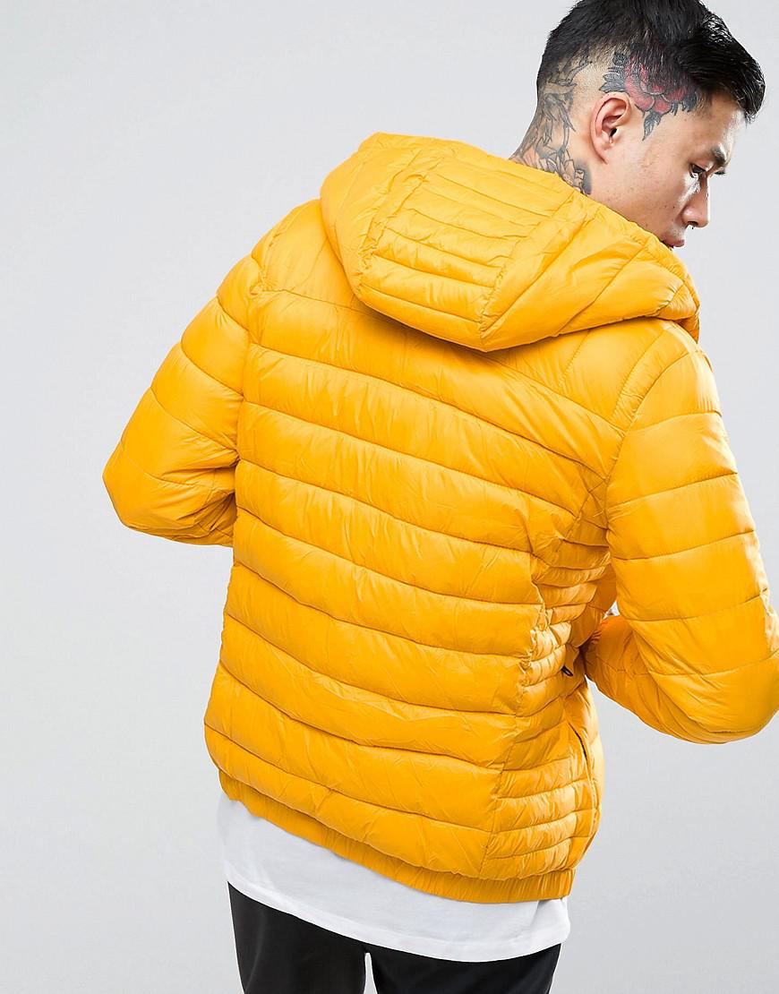 yellow puffer jacket men