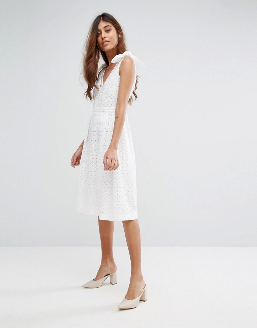 oasis broderie dress