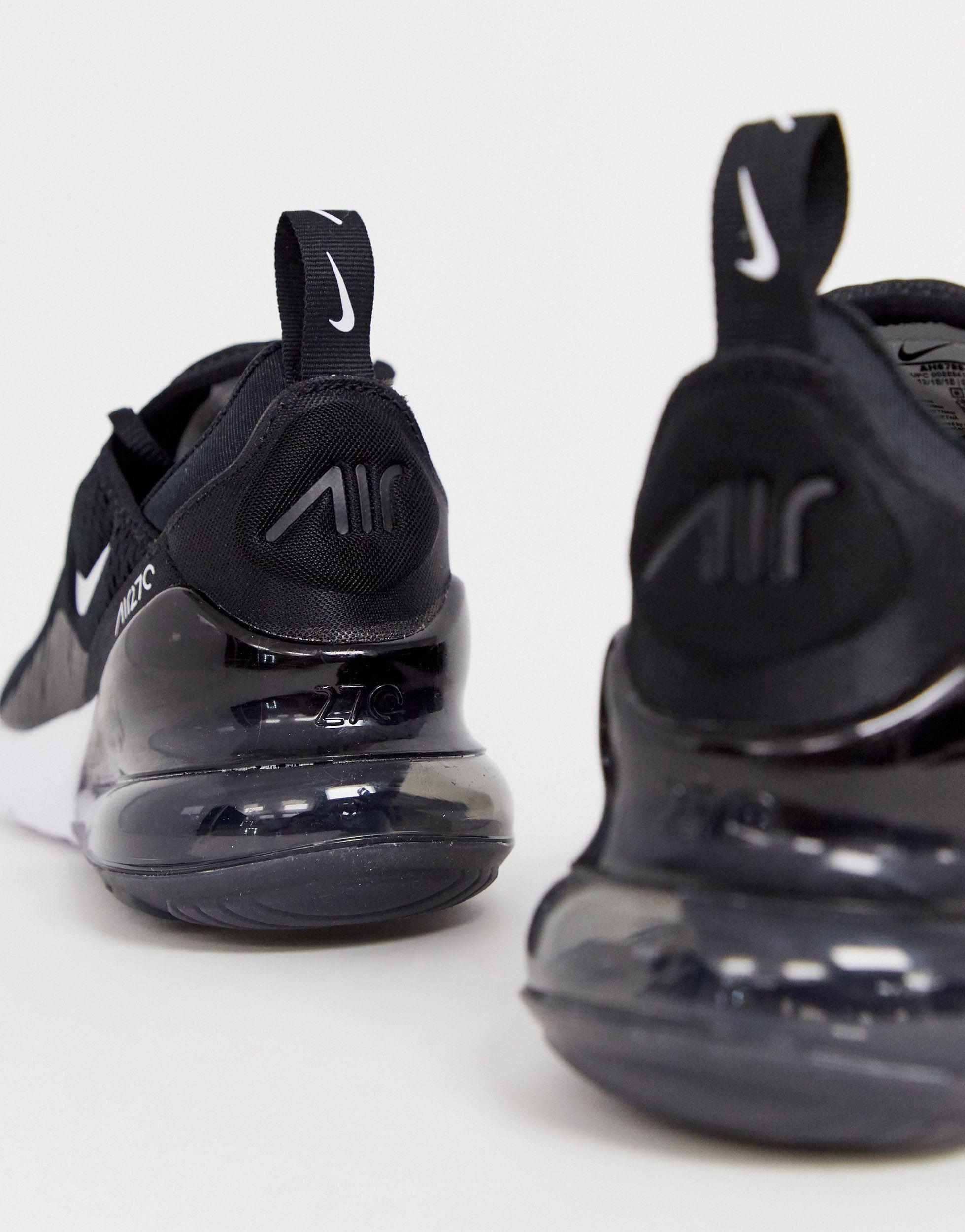 Nike Air Max 270 Sneakers in Black | Lyst
