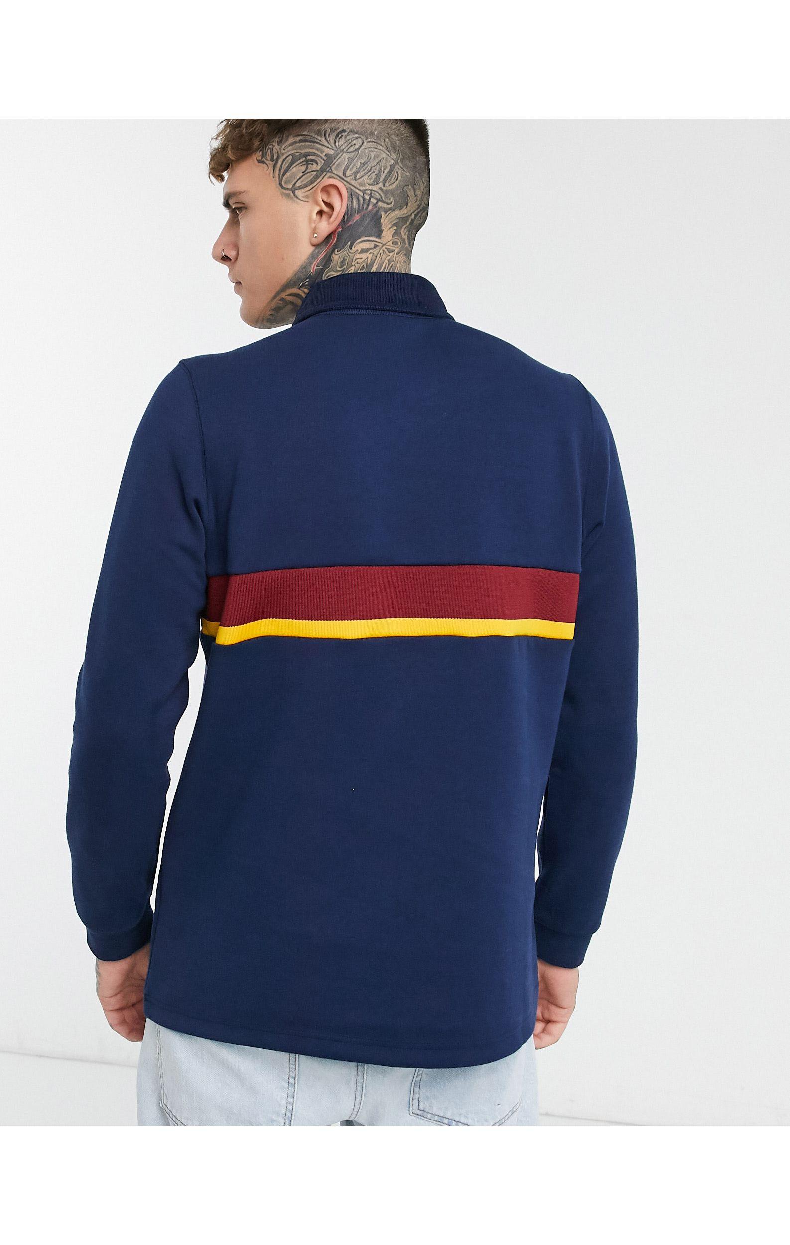 adidas Originals Premium - Samstag - Rugby Poloshirt in het Blauw voor  heren - Lyst