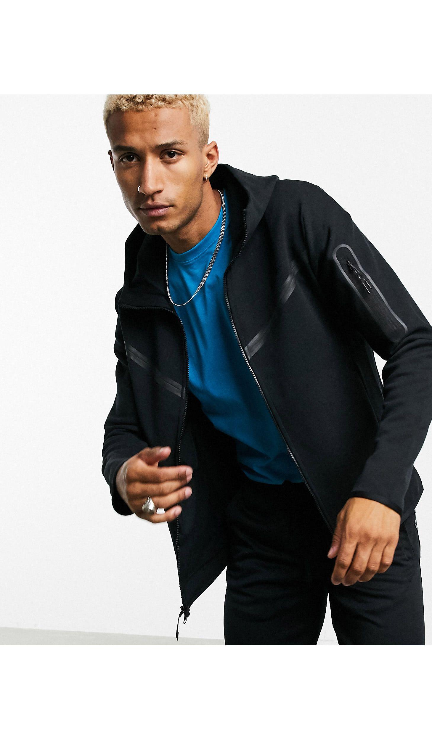 nike tech windrunner black