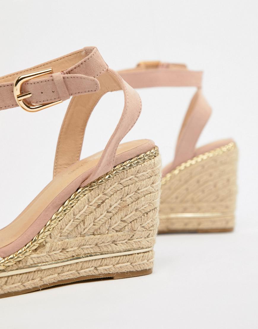 espadrille wedges nude