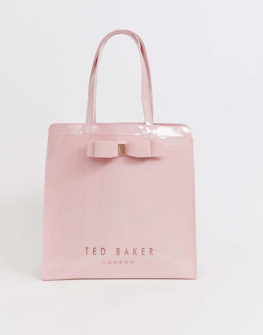 Ted Baker Almacon Bow Large Icon Bag in Light Pink (Pink) - Lyst