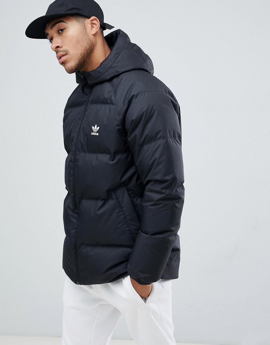 apologize matchmaker extinction adidas Originals Reversible Hooded Down Puffer Jacket In Black Dh5003 for  Men | Lyst