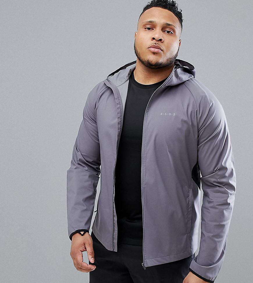 ASOS 4505 Synthetic Plus Windbreaker With Breathable Mesh Panels In ...