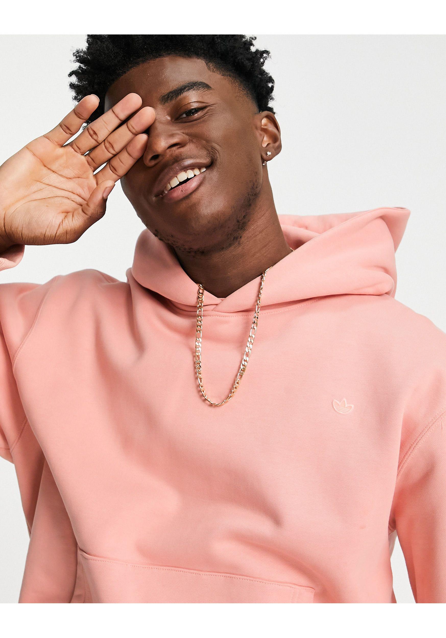 adidas Originals Adicolor Contempo Premium Hoodie in Pink for Men | Lyst