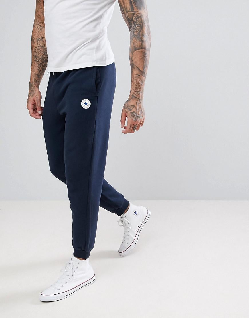 Converse Chuck Patch Joggers In Gray 10004631-a01 in Blue for Men | Lyst