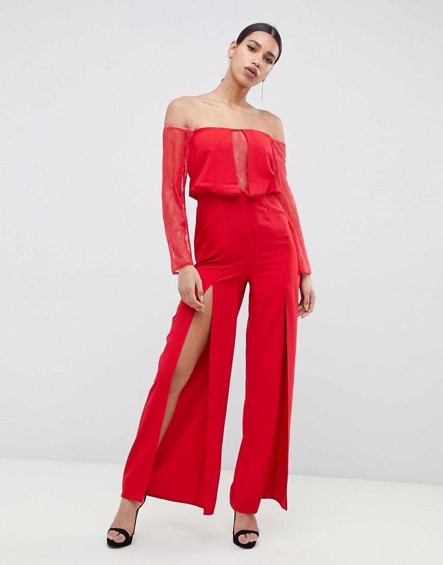 asos off shoulder jumpsuit