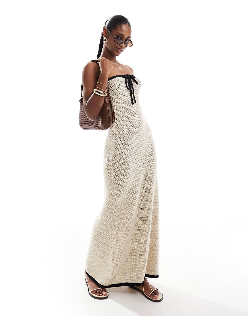white christmas dresses Women's Cream Crochet Mini Dress|Sylvie| 4th & Reckless main image 1